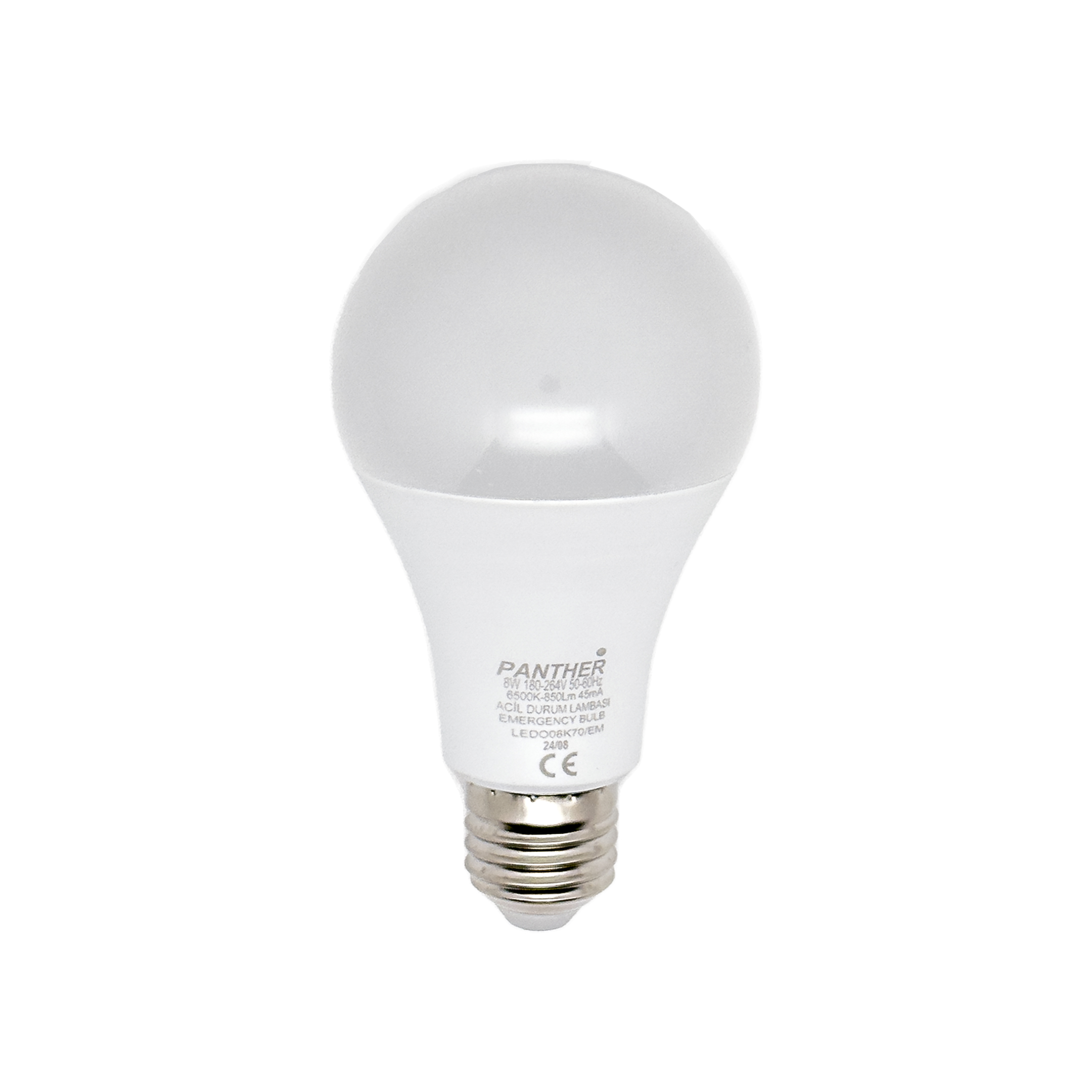 PANTHER ECO 8W ACİL DURUM ŞARJLI LED AMPUL
